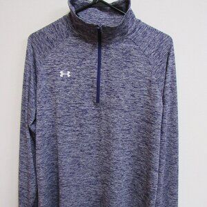 Under Armour Heatgear Women's Twisted Tech Purple L/S 1/4 Zip Pullover XL